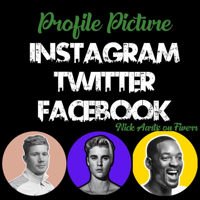Make you a clean profile picture for social media by Nickaarts09 Fiverr