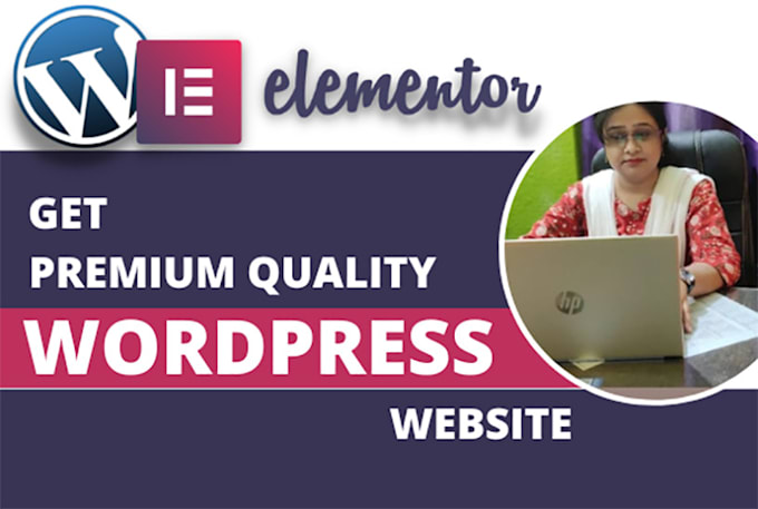 design a responsive wordpress website with elementor
