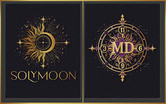 create a logo, mystical, spiritual, mandala, sacred geometry