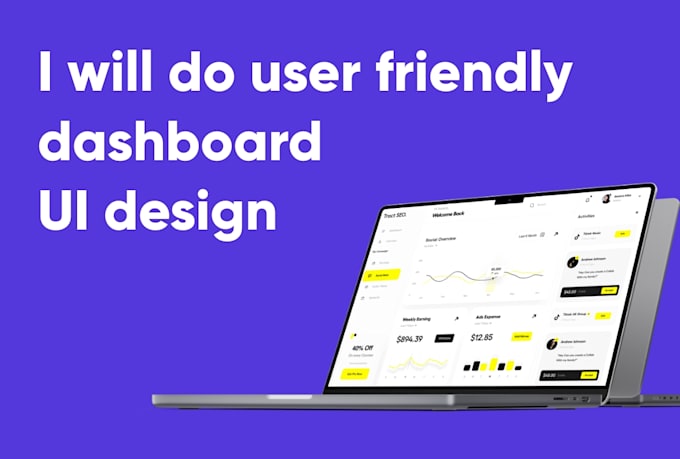 Do user friendly dashboard ui design by Mayelow | Fiverr