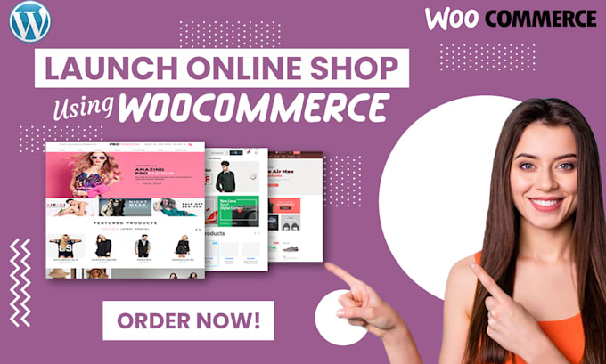 design ecommerce website webshop using wordpress and woocommerce