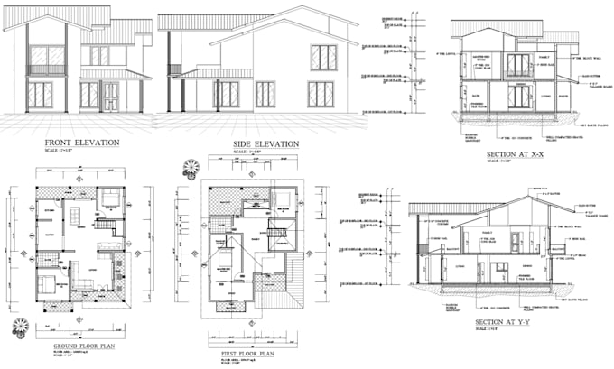 convert any architectural 2d floor plans into autocad