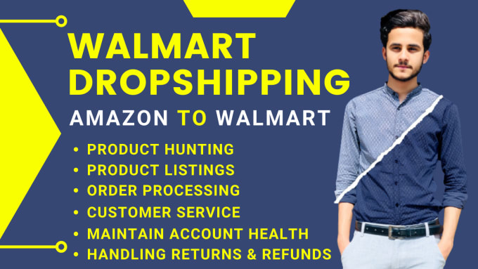 Hire a freelancer to set up and manage walmart seller center and dropshipping store automation