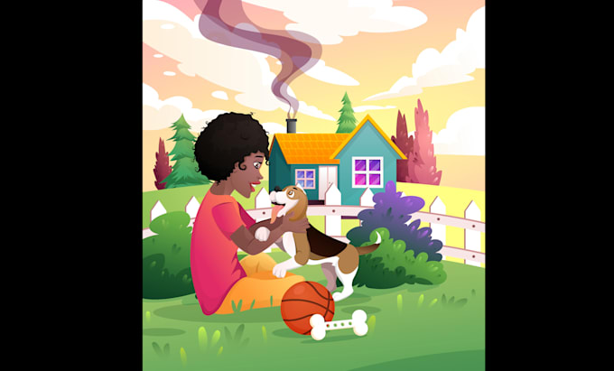 create vector illustrations for your storybook