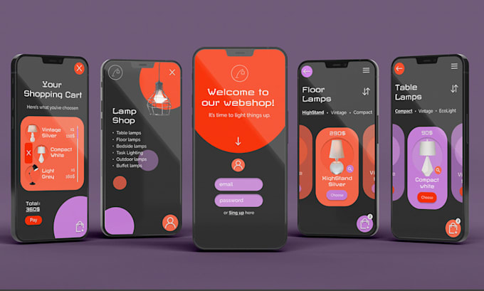 I will create UI UX design for your app, website, dashboard, etc