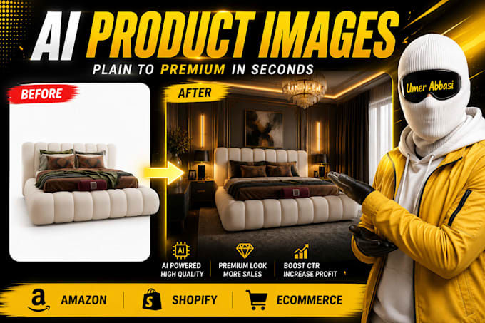 create ai product images, amazon ebc content and ecommerce banner