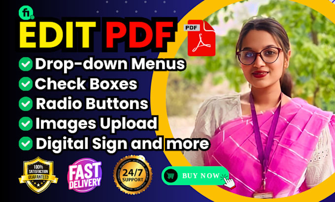 create fillable pdf form or convert to fillable pdf document