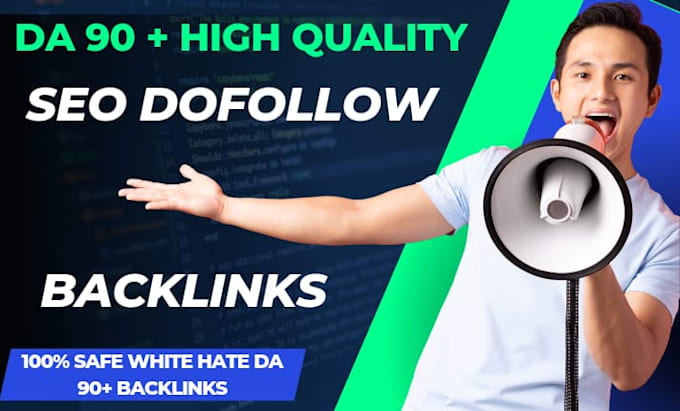 build da 90 dofollow seo backlinks high quality  for google ranking