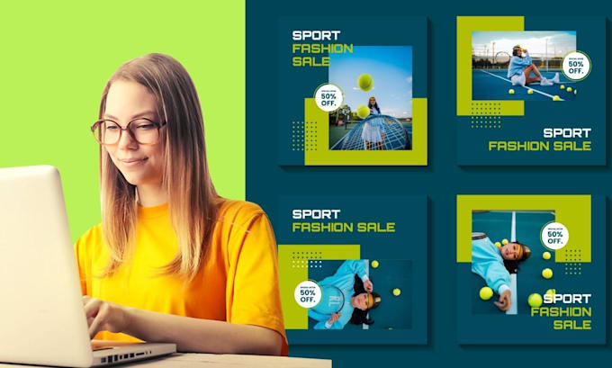 design bulk facebook or instagram post, ads, banner, cover, stories or blog post