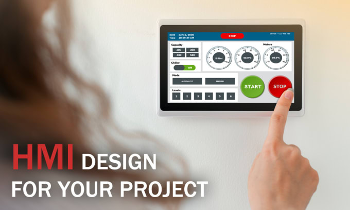 create a hmi design for your project