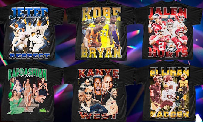 design a crazy tee retro bootleg vintage rap t shirt 90s tee