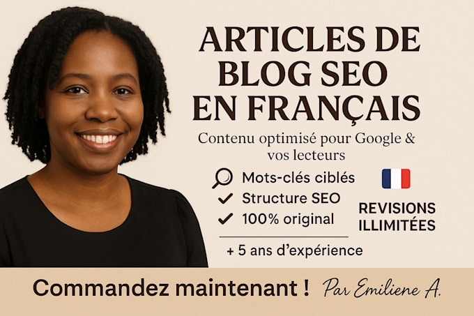 write french SEO blog posts and articles