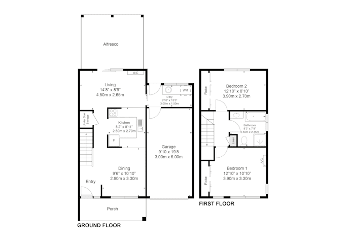 draw 2d floorplan for real estate