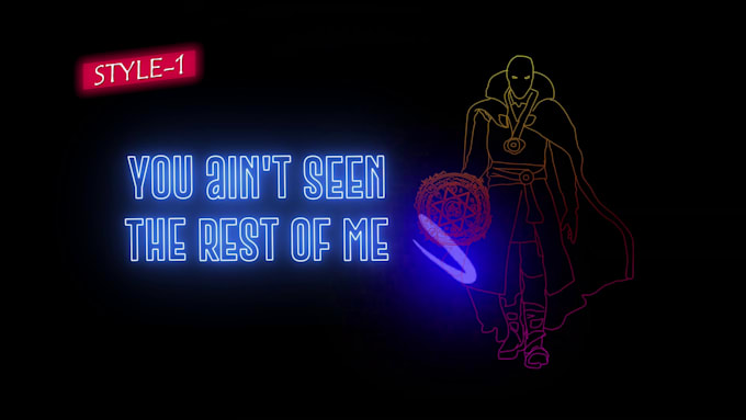 make classic lyric video