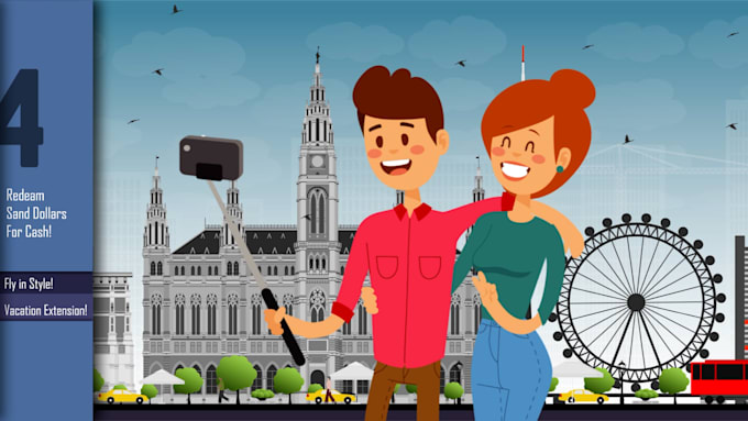 create a saas and tech startup infographic commercial video