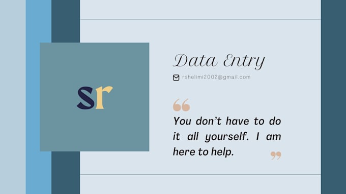 do data entry work