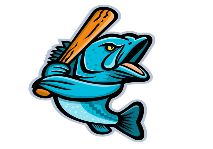 design outstanding bass fish logo with express delivery
