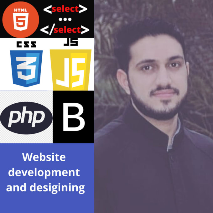 Be your front end web developer using html css js bootstrap by ...