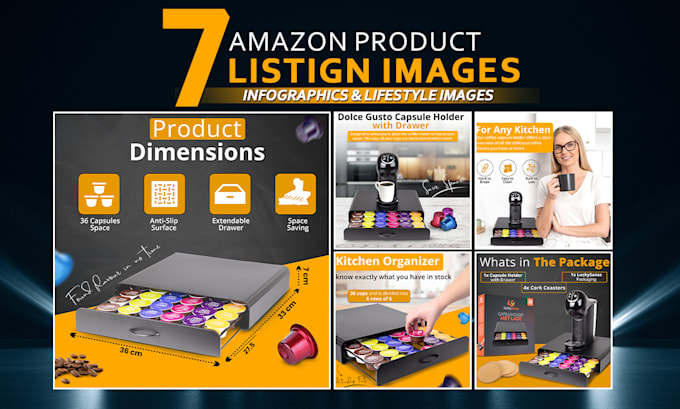 design amazon listing image for your amazon product