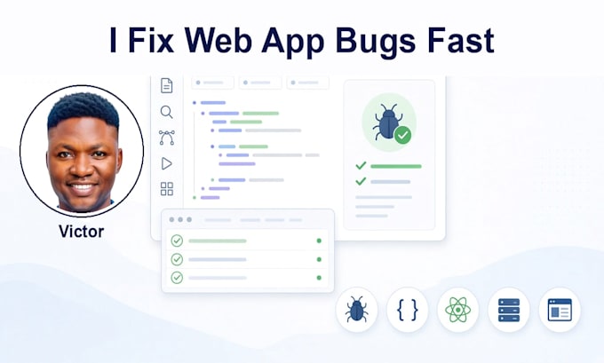 fix web app bugs and debug javascript, react, or php issues