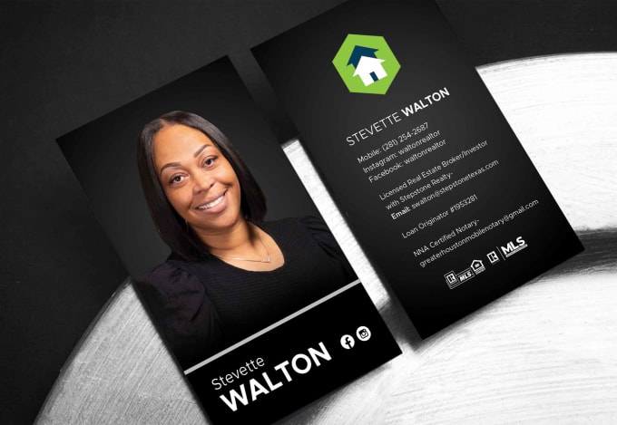 Review I will do eye catching real estate realtor business card