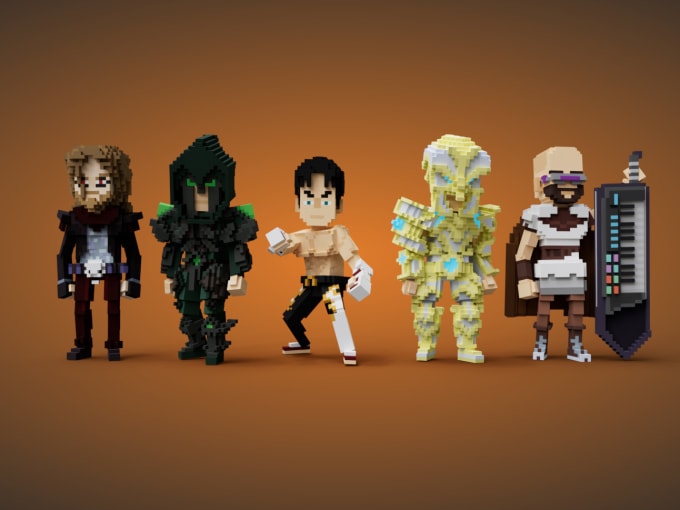 create any voxel art avatars,models or animations for you