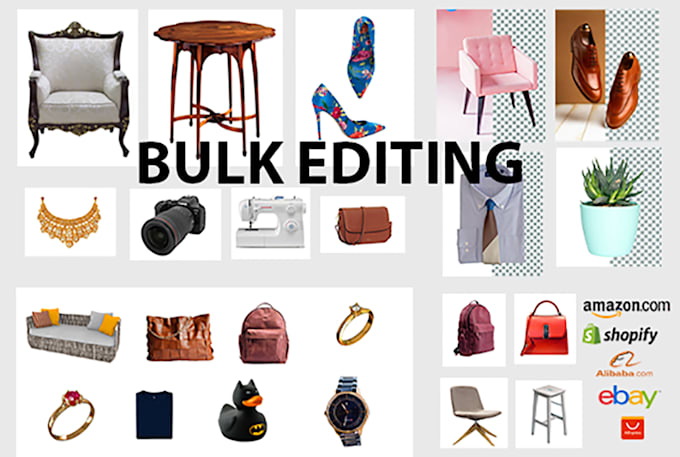 do bulk image background removal and photoshop editing