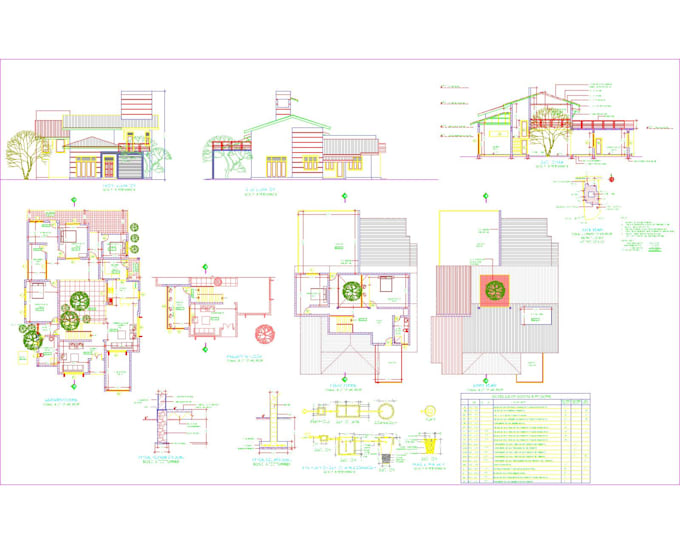 structural designs, detailing, construction drawing