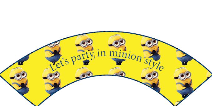 design print ready cupcake wrapper