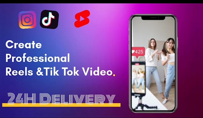 Edit instagram reels or tik tok or youtube videos by Rohanbadge | Fiverr
