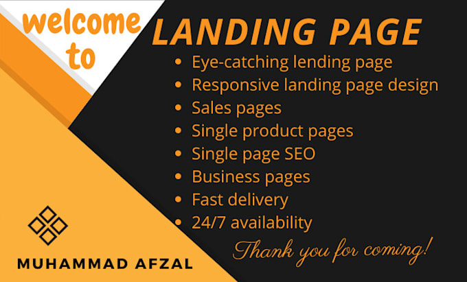 Design Perfect Landing Page By Mafzalwasi Fiverr