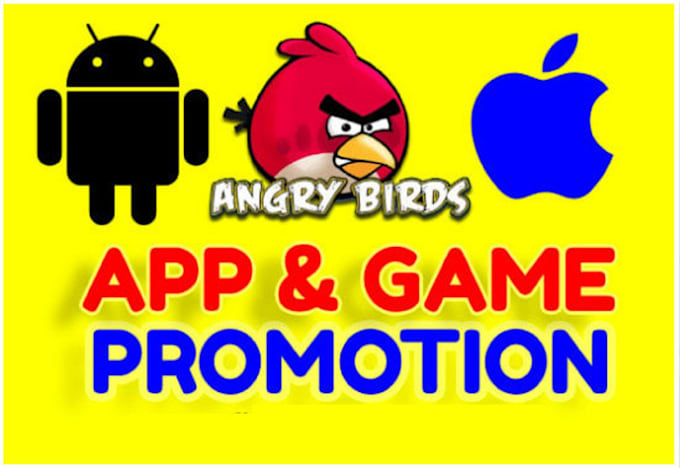 do mobile app promotion, app marketing for android  ios app or game
