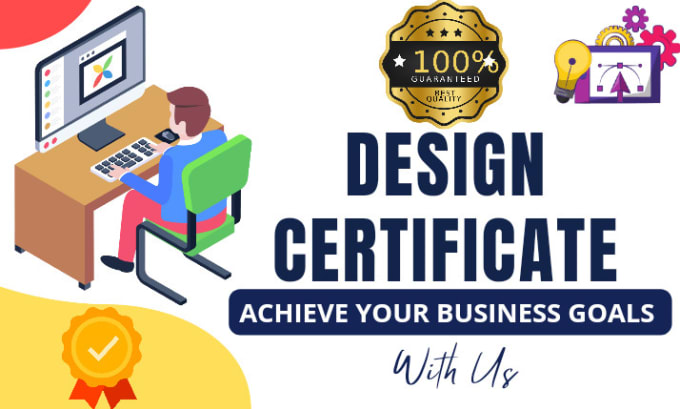 Do professional certificate design for you by Muzafargilal Fiverr