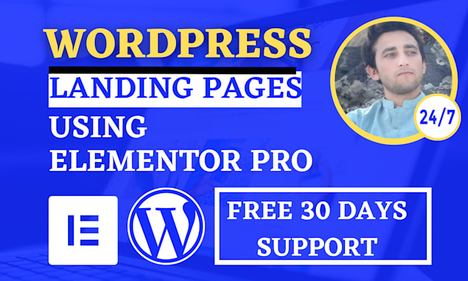 design responsive wordpress elementor website with