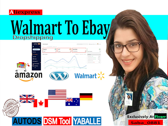 do amazon walmart ebay  dropshipping top listings