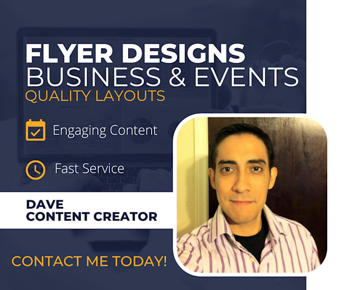 design your flyer, brochure or marketing template