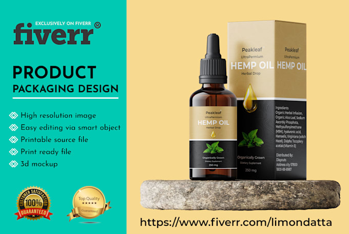 do box packaging design and label design