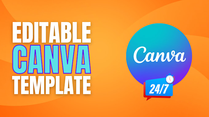 Create editable canva template by Farhan395 | Fiverr