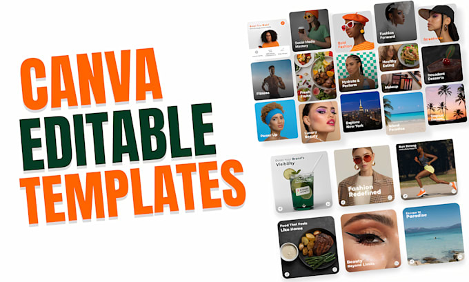 create editable canva template
