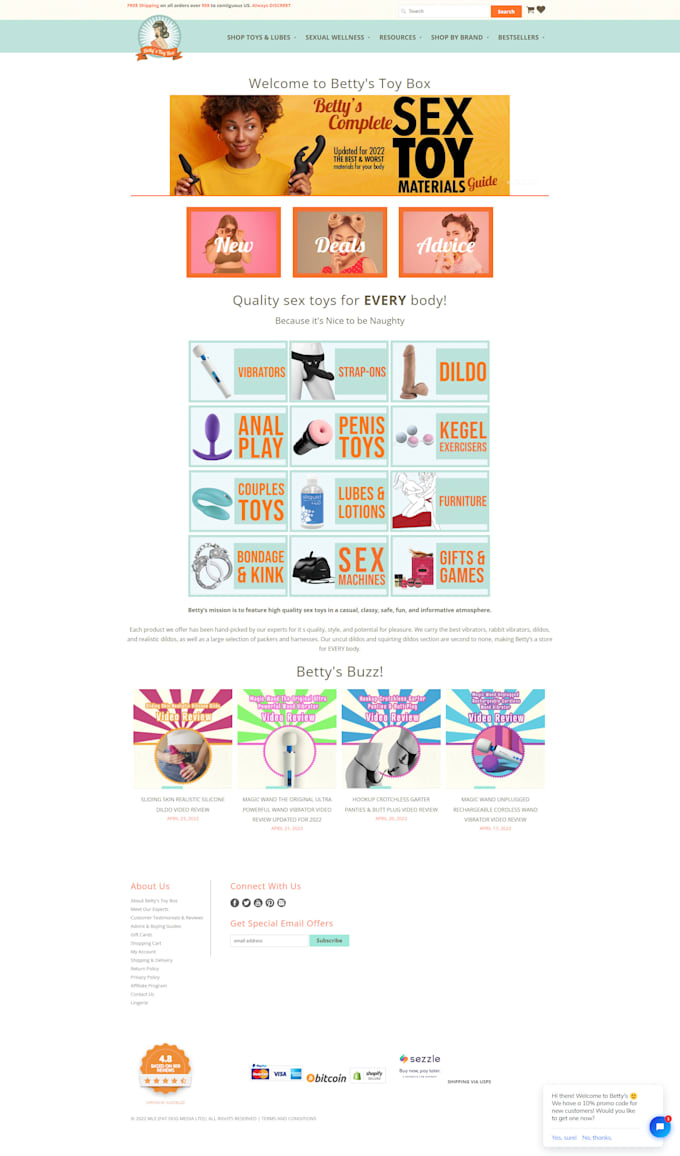 Build shopify adult toy store etsy wordpress wix adult toy website by  Dan_prodigitals | Fiverr