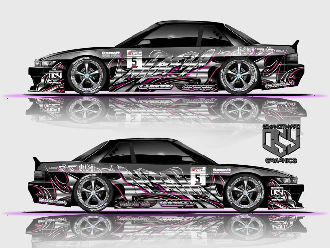 Design livery graphic for racing or daily cars by Osy_graphics | Fiverr
