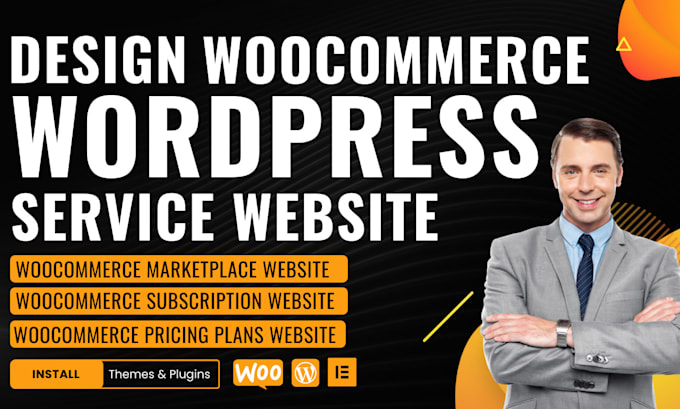 create, design wordpress service website using elementor pro web design builder