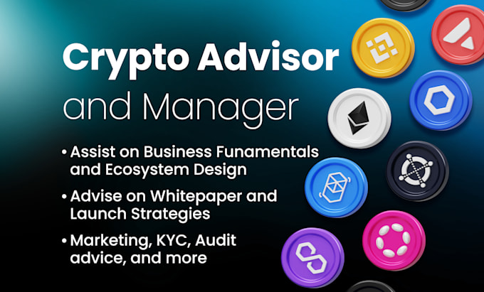 be your crypto project manager and consultant