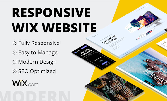 design responsive wix website