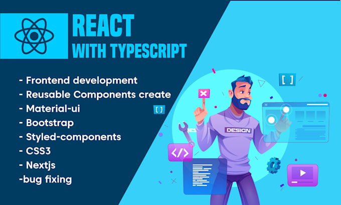 Create and fix react frontend bug fix with next js, typescript by ...
