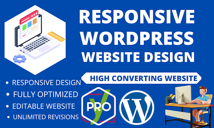 Build a modern and responsive wordpress website design by Mreliteafrica ...
