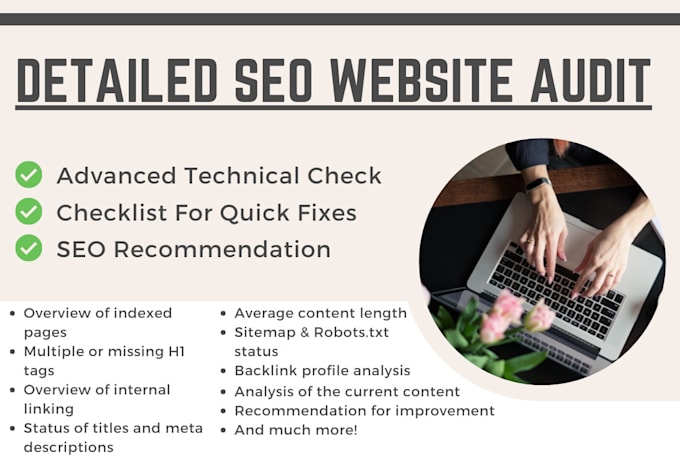 deliver a SEO audit and strategy in german, french, or english