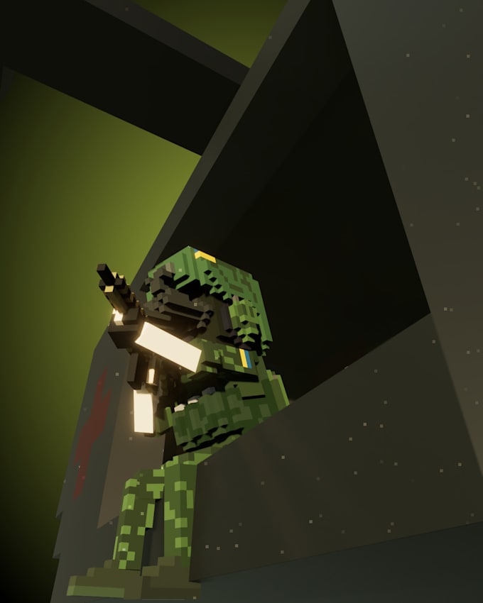 create nfts voxel assets for you