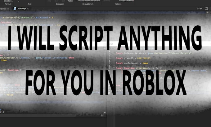 Script anything for you in roblox by Lion_rex | Fiverr