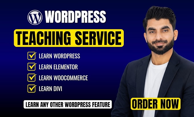 teach wordpress, elementor pro, divi, woocommerce